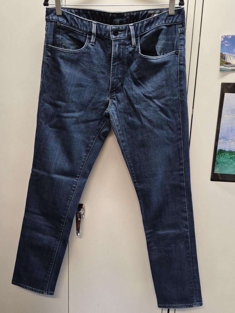 Bonobos Men’s Slim Straight Dark Blue Jeans